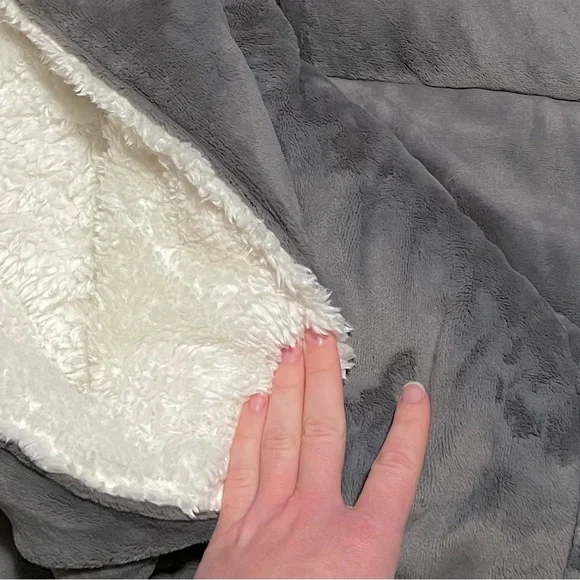 UGG Sherpa Comforter - Gray - King - Picture 8 of 15